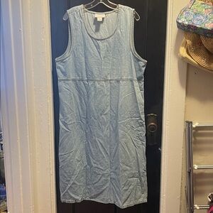 Vintage Denim Midi Dress